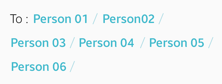 Text input and text enveloper